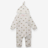 From Babies With Love Sleepsuit and Hat Rainbows