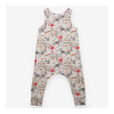 Jersey Romper Cream Circus Theme