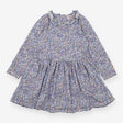 White Floral Dress Frill Detail - Lily Rose