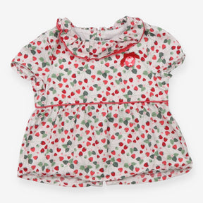 Polo Shirt with Strawberries