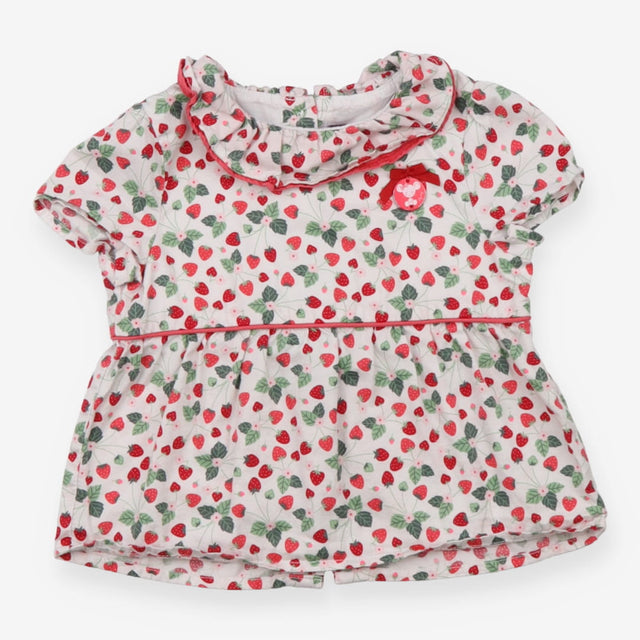 Polo Shirt with Strawberries