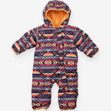 Columbia pink and orange aztec snowsuit
