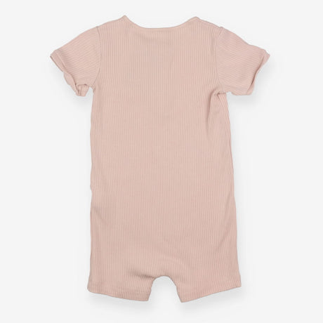 Dusty pink romper with buttons