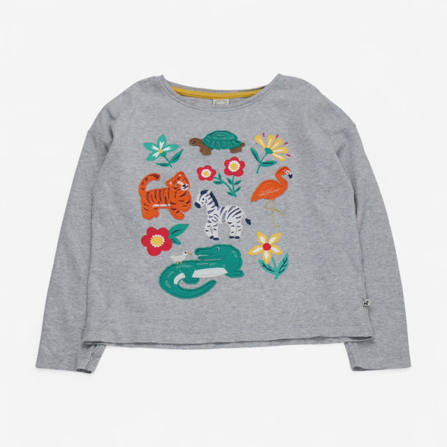 LS tee grey wild and friendly tee 