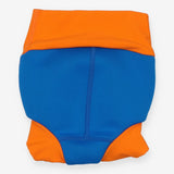 Blue Swim Nappy Orange Waist