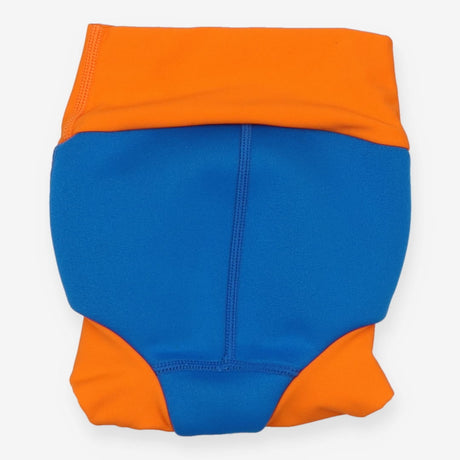 Blue Swim Nappy Orange Waist
