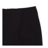 Black Tailored Pencil Skirt