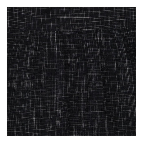 Dark Grey Crinkle Cotton Midi Dress Button Front