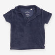 Tee navy blue towelling SS