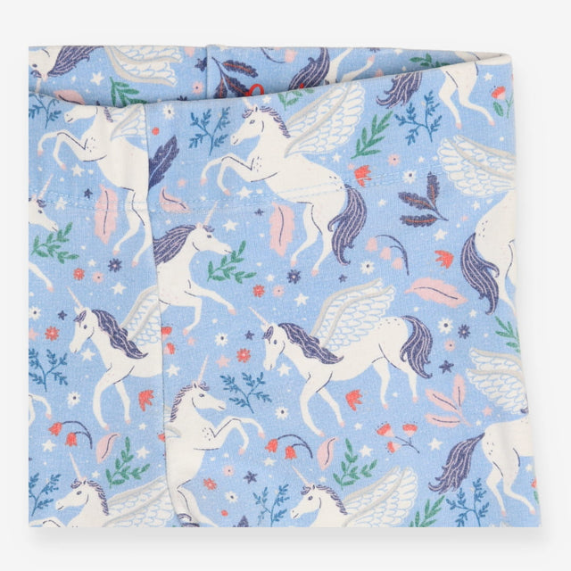 Light blue unicorn leggings