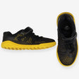 Trainers black yellow sole