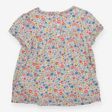 Tunic Blouse White Floral