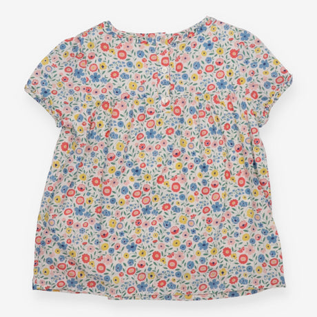 Tunic Blouse White Floral