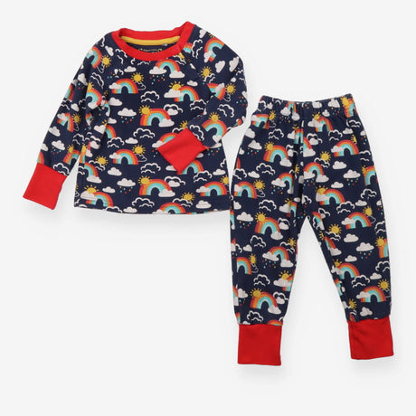 Pyjamas navy rainbow cloud sun