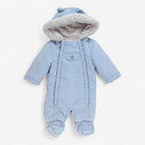 Pale Blue Padded Pramsuit