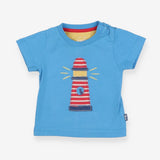 Tee SS blue lighthouse