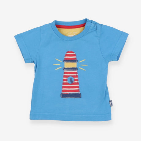 Tee SS blue lighthouse