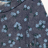 Blue floral dotty boden dress