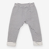 Leggings Blue Striped with Drawstring