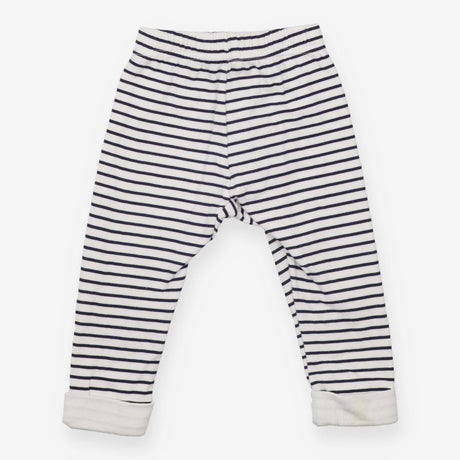 Leggings Blue Striped with Drawstring