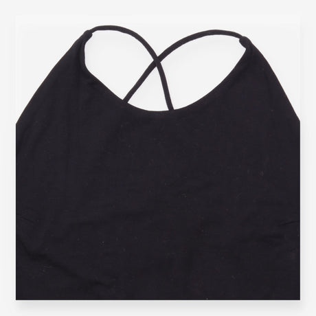 Midi Dress Strappy Cami Black