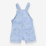Dungarees Shortie Denim Seaside Appliques