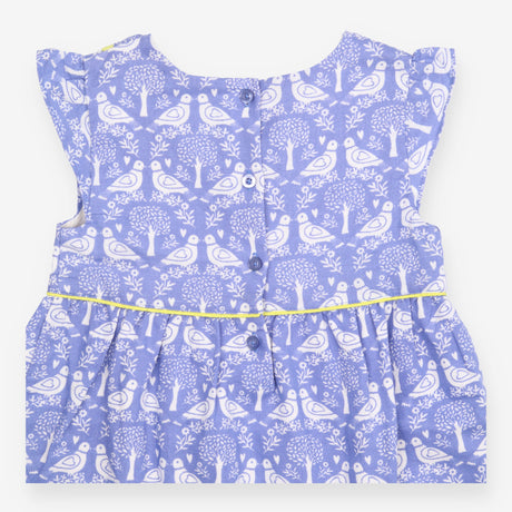 Blue Birds Dress and Bloomers
