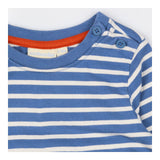 t-shirt blue stripe construction vehicles 