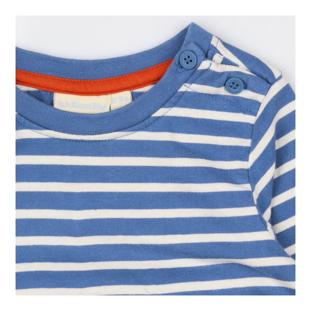 t-shirt blue stripe construction vehicles 