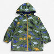 Fisher mans rain coat green with dinosaurs