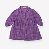 Dress Cord Purple Polkadot