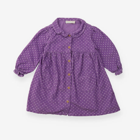 Dress Cord Purple Polkadot