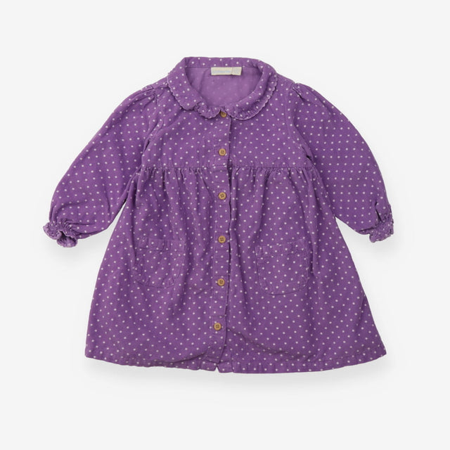 Dress Cord Purple Polkadot