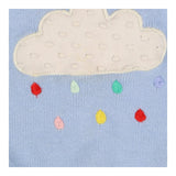 Blue Cloud Knit Sweater