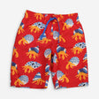 Red Crabby Swim Shorts