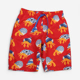 Red Crabby Swim Shorts