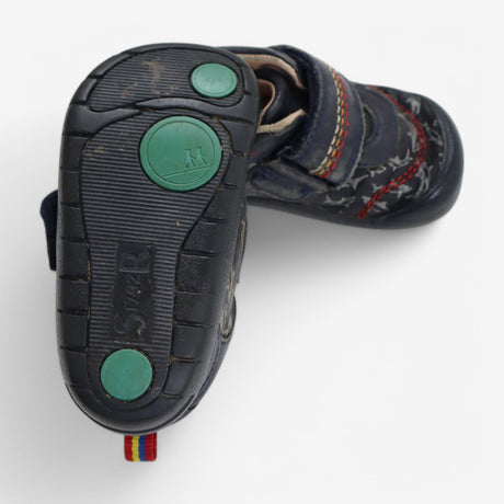 Navy Shark Velcro Strap