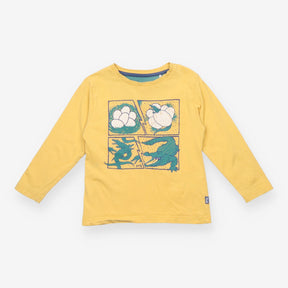 Tee Yellow Crack Crocodile