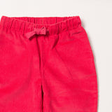 Comfy trousers raspberry cord