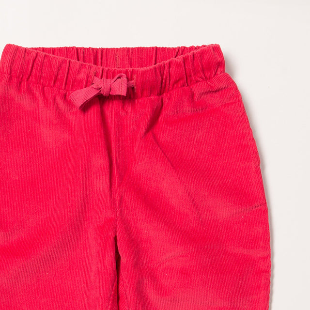 Comfy trousers raspberry cord