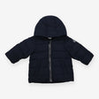 Navy puffer coat