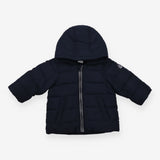 Navy puffer coat