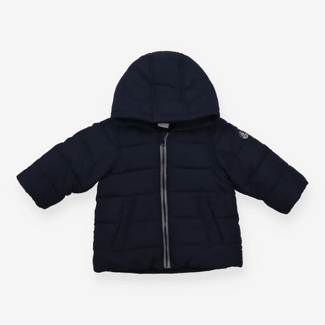 Navy puffer coat