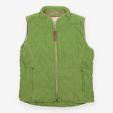 Green Gilet with Tartan Lining
