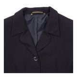 Vintage Dark Navy Tailored Single Breasted Smart B
