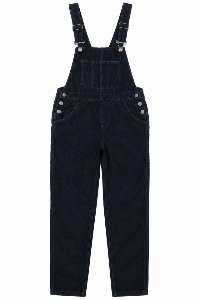 Dungarees Lewes Navy Blue Fine Cord Corduroy Cotto