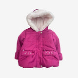Pink Cat Puffer Coat