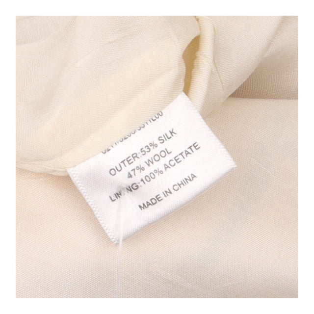 Hobbs London Shift Dress Pink Floral Cream Linen B