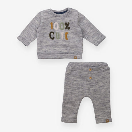 Tracksuit blue marl 100% Cute 2pc