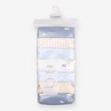 Bodysuits Short Sleeve Blue Aeroplanes 7-Pack